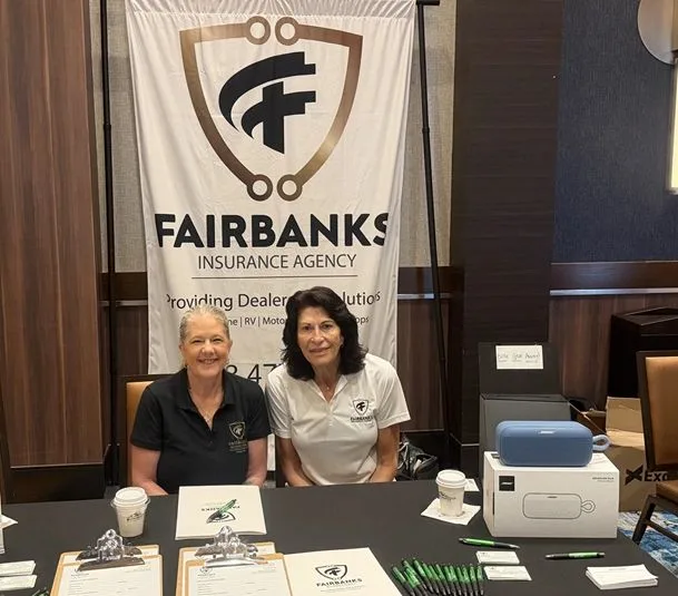 Michele Howard and Vénice Fairbanks at the Fairbanks Insurance booth, 2026 WSIADA Convention